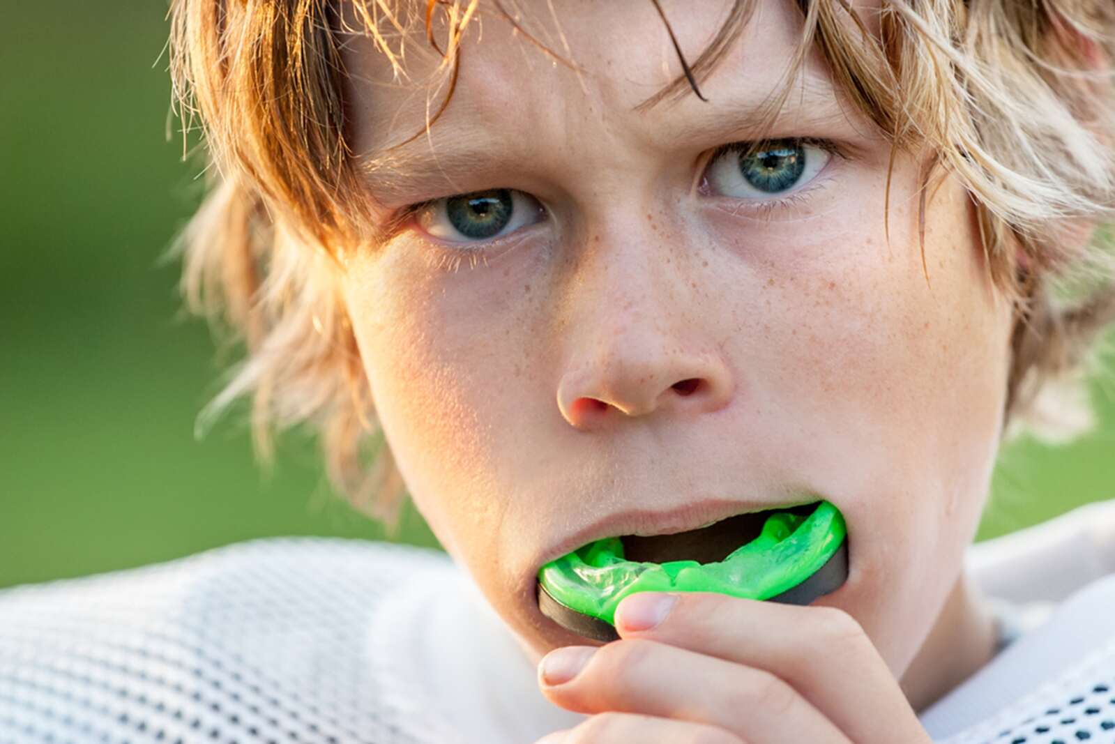 wear mouth guards during sports